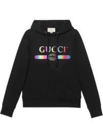 Gucci Cotton sweatshirt with Gucci logo Cotton sweatshirt with Gucci logo at Farfetch