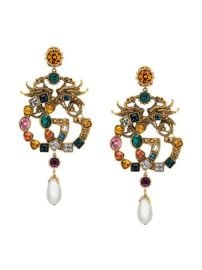 Gucci Crystal Double G Earrings - Farfetch at Farfetch