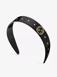 Gucci Crystal Interlocking G Headband at Selfridges