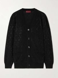 Gucci Crystal embellished wool cardigan at Net a Porter