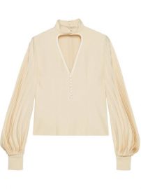 Gucci Cut Out Detail Blouse - Farfetch at Farfetch