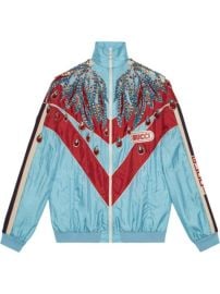 Gucci Embroidered Nylon Jacket - at Farfetch