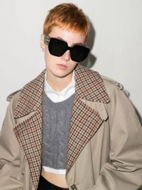 Gucci Eyewear Oversized Square Frame Sunglasses - at Farfetch