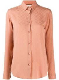 Gucci GG Check long-sleeved Shirt - at Farfetch