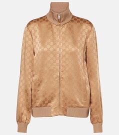 Gucci GG Jacquard Satin Blouson and Pants at Mytheresa