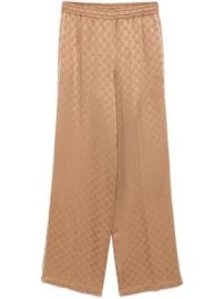 Gucci GG Jacquard Track Pants Brown at Farfetch