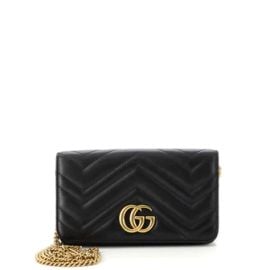 Gucci GG Marmont Chain Flap Bag at Rebag