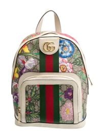 Gucci GG Supreme Flora Ophidia Backpack at The Real Real