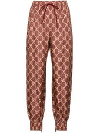 Gucci GG Supreme Track Pants Red at Farfetch