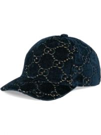 Gucci GG Velvet Baseball Cap - Farfetch at Farfetch