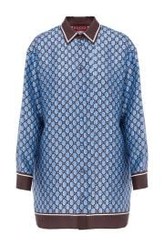 Gucci GG canvas Silk Shirt and Palazzo Pants at Mytheresa