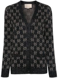 Gucci GG jacquard motif cardigan at Farfetch