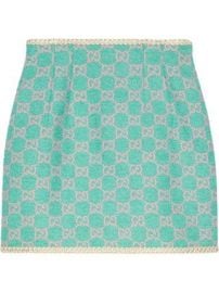 Gucci GG tweed mini skirt GG tweed mini skirt at Farfetch