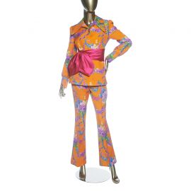 Gucci Garland Multi Colored jacket and Pant set at Janet Mandell