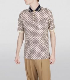 Gucci Geometric G Polo Shirt at Harrods