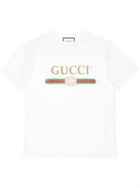 Gucci Gucci Logo Cotton T-shirt  590 - Shop SS18 Online - Fast Delivery  Price at Farfetch