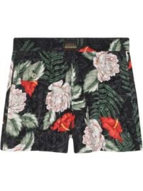 Gucci Hawaiian-print Jacquard Shorts - Farfetch at Farfetch