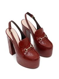 Gucci Horsebit Platform Loafer Slingback at Mytheresa