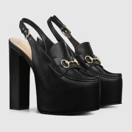 Gucci Horsebit Platform Loafers at Gucci