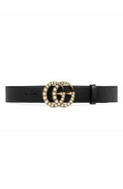 Gucci Imitation Pearl Double-G Leather Belt   Nordstrom at Nordstrom