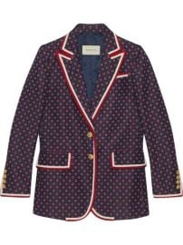 Gucci Jacket With Geometric Jacquard Pattern - Farfetch at Farfetch