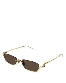 Gucci Kering GG Upside Down Rectangular Sunglasses 55mm Bloomingdales at Bloomingdales