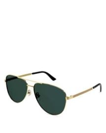 Gucci Kering Vintage Web Pilot Sunglasses 63mm Bloomingdales at Bloomingdales