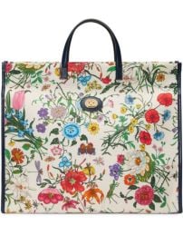 Gucci Large Flora Tote Bag Ss19  com at Farfetch