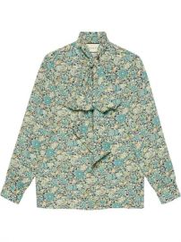 Gucci Liberty Floral Print Blouse - Farfetch at Farfetch