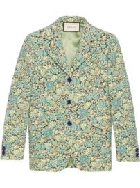 Gucci Liberty Floral Wool Jacket - Farfetch at Farfetch