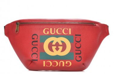 Gucci Logo Belt Bag Hibiscus Red at Stock X