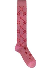 Gucci Lurex Interlocking G Socks - at Farfetch