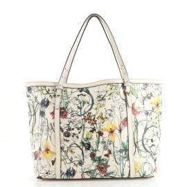 Gucci Nice Tote Floral Printed Leather Medium Multi color 93458145 at Rebag