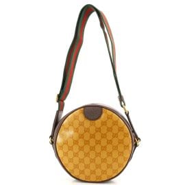 Gucci Ophidia x adidas Round Crossbody Bag GG Coated Canvas Small at 1stDibs at 1st Dibs