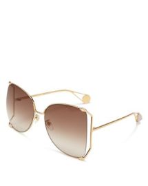 Gucci Oversized Fork Butterfly Sunglasses at Bloomingdales