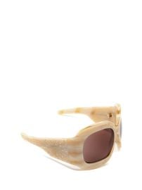 Gucci Oversized Frame Sunglasses at Cettire