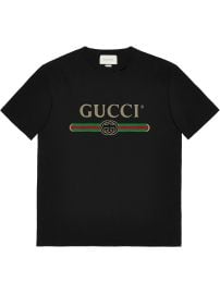 Gucci Oversized Logo T-shirt - at Farfetch