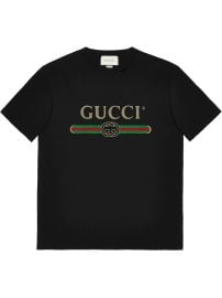 Gucci Oversized Logo T-shirt - at Farfetch