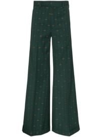 Gucci Pinstripe Flared Trousers  Aw19  Com at Farfetch