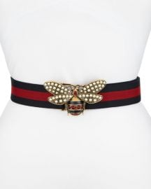 Gucci QUEEN MARGARET BEE BELT at Neiman Marcus