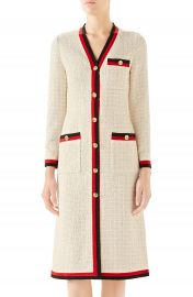 Gucci Ribbon Trim Tweed Dress   Nordstrom at Nordstrom