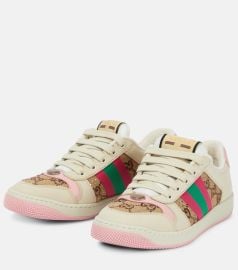 Gucci Screener Leather Sneakers at Mytheresa