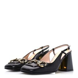Gucci Shoes Gucci Black Leather Horsebit Block Heel Pumps Poshmark at Poshmark