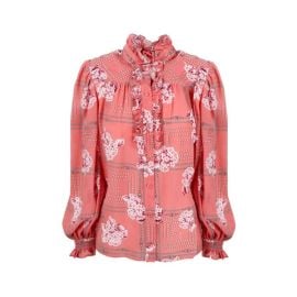 Gucci Silk Ruffle Shirt Atterley at Atterley