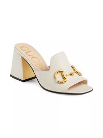 Gucci Slide Sandal With Horsebit at Saks Fifth Avenue