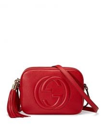 Gucci Soho Leather Disco Bag  Tobasco Red at Neiman Marcus