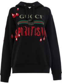 Gucci Spiritismo Logo Hoodie at Farfetch