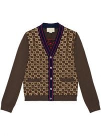 Gucci Square G Cardigan With Tiger - Farfetch at Farfetch