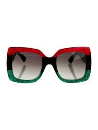 Gucci Square Sunglasses GG0083S at The Real Real