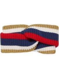 Gucci Sylvie Web Wool Headband - Farfetch at Farfetch